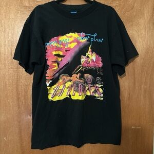 RARE Vintage Jimmy Page & Robert Plant Led Zeppelin Unledded Tour Shirt - 1995 L
